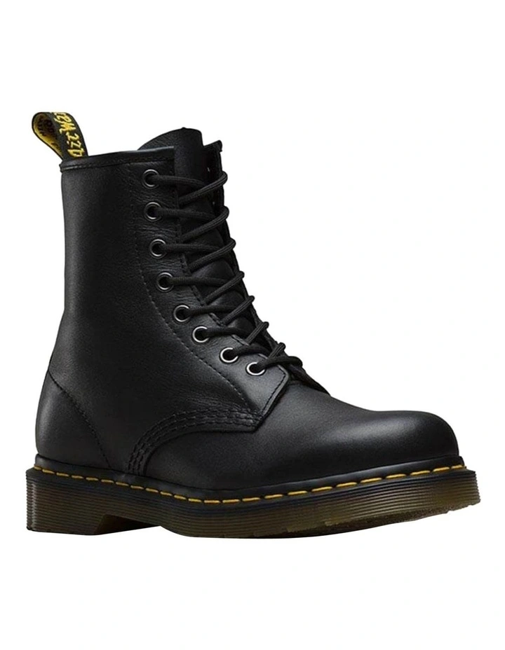 1460 8 Eye Boot Nappa in Black