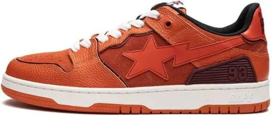 A BATHING APE Sk8 Sta #2 low-top M1 sneakers Orange