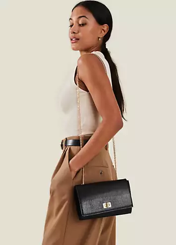 Accessorize Chain Twist-Lock Shoulder Bag | Grattan