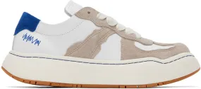 ADER error White & Beige Baus Sneakers