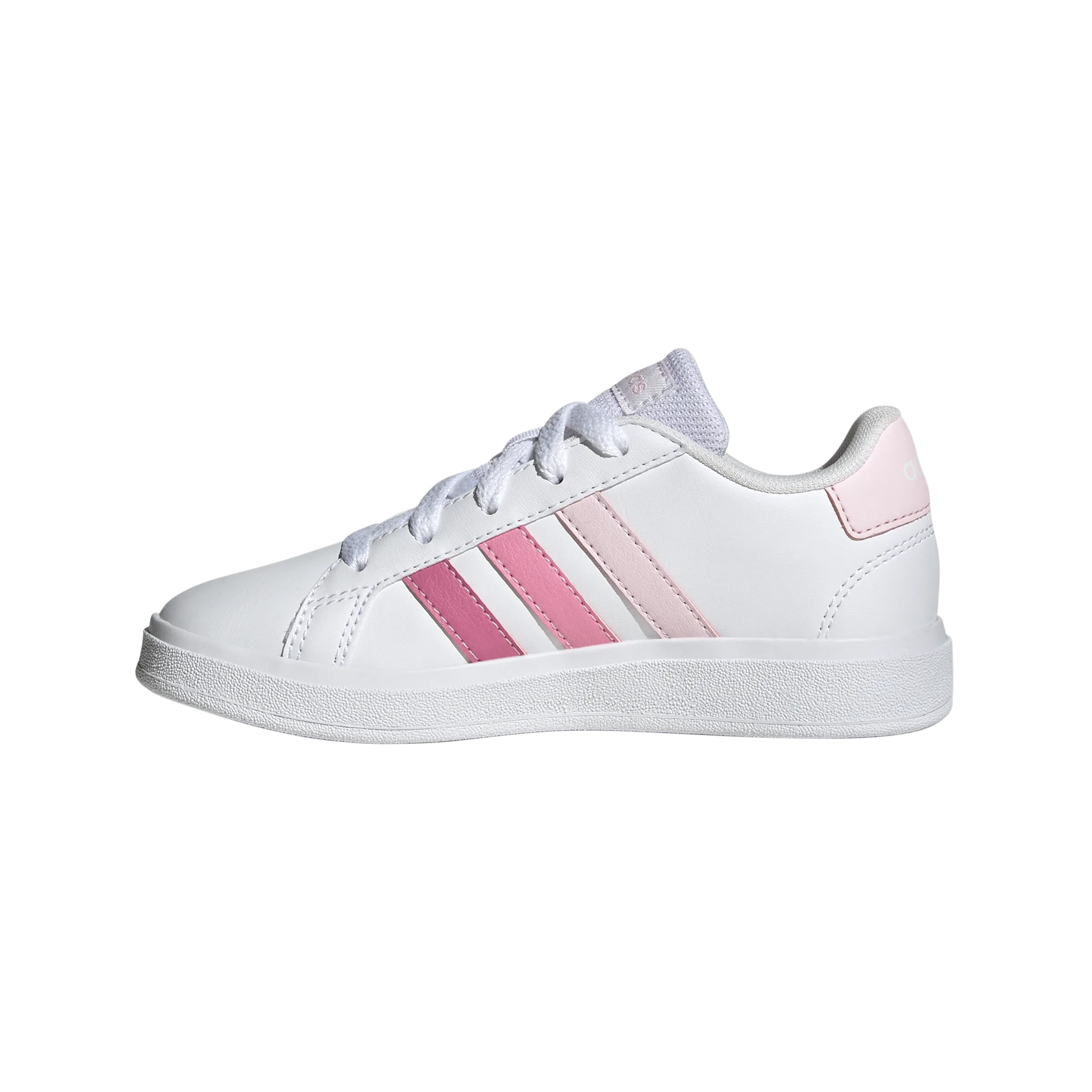 adidas Grand Court 2.0 Trainers - Girls - White/Pink