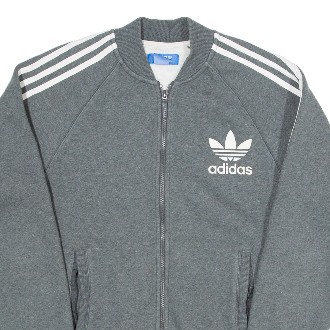 ADIDAS Womens Track Jacket Grey S