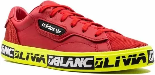 Adidas x Olivia OBlanc Sleek sneakers Red