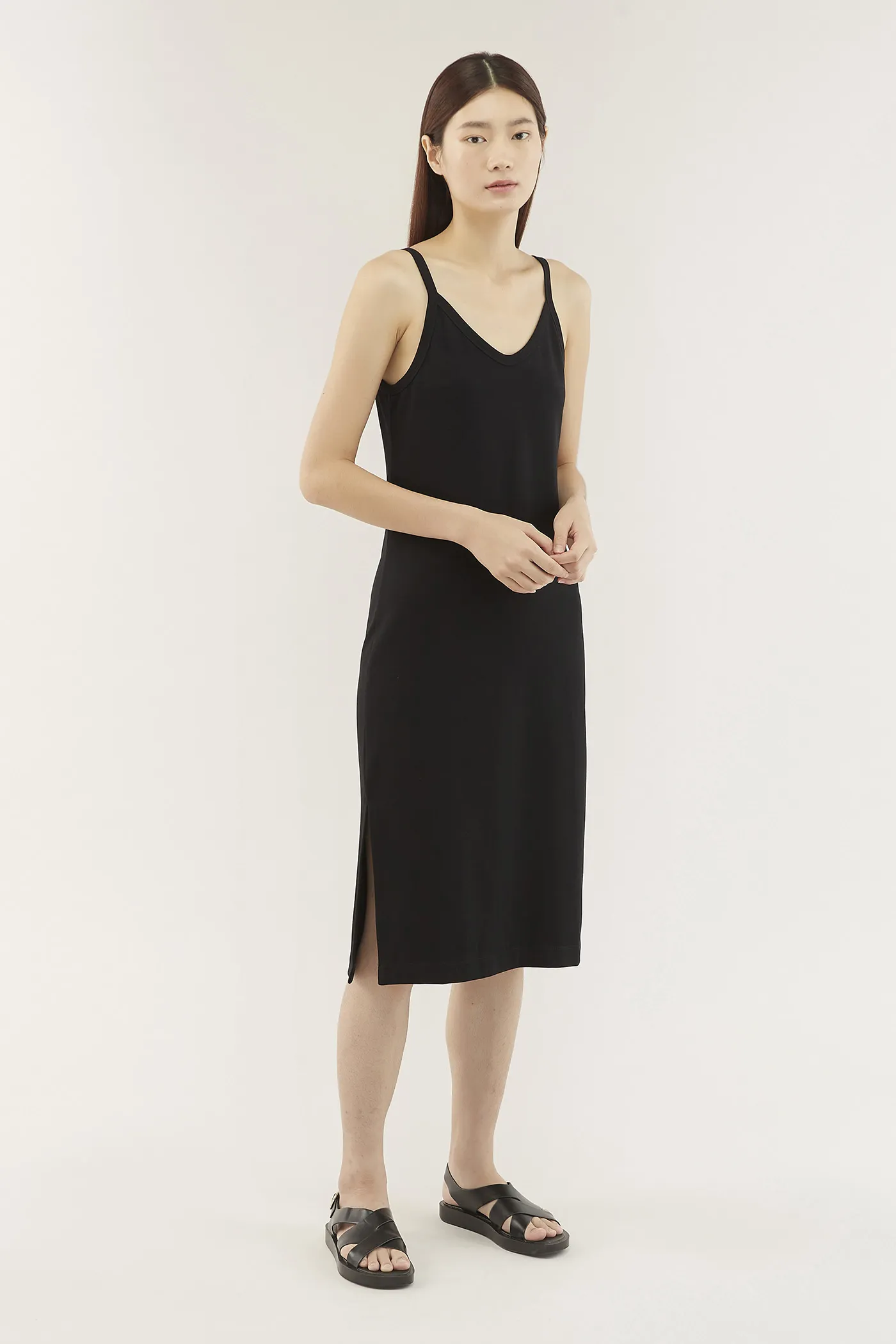 Alecia V-neck Tank Dress 