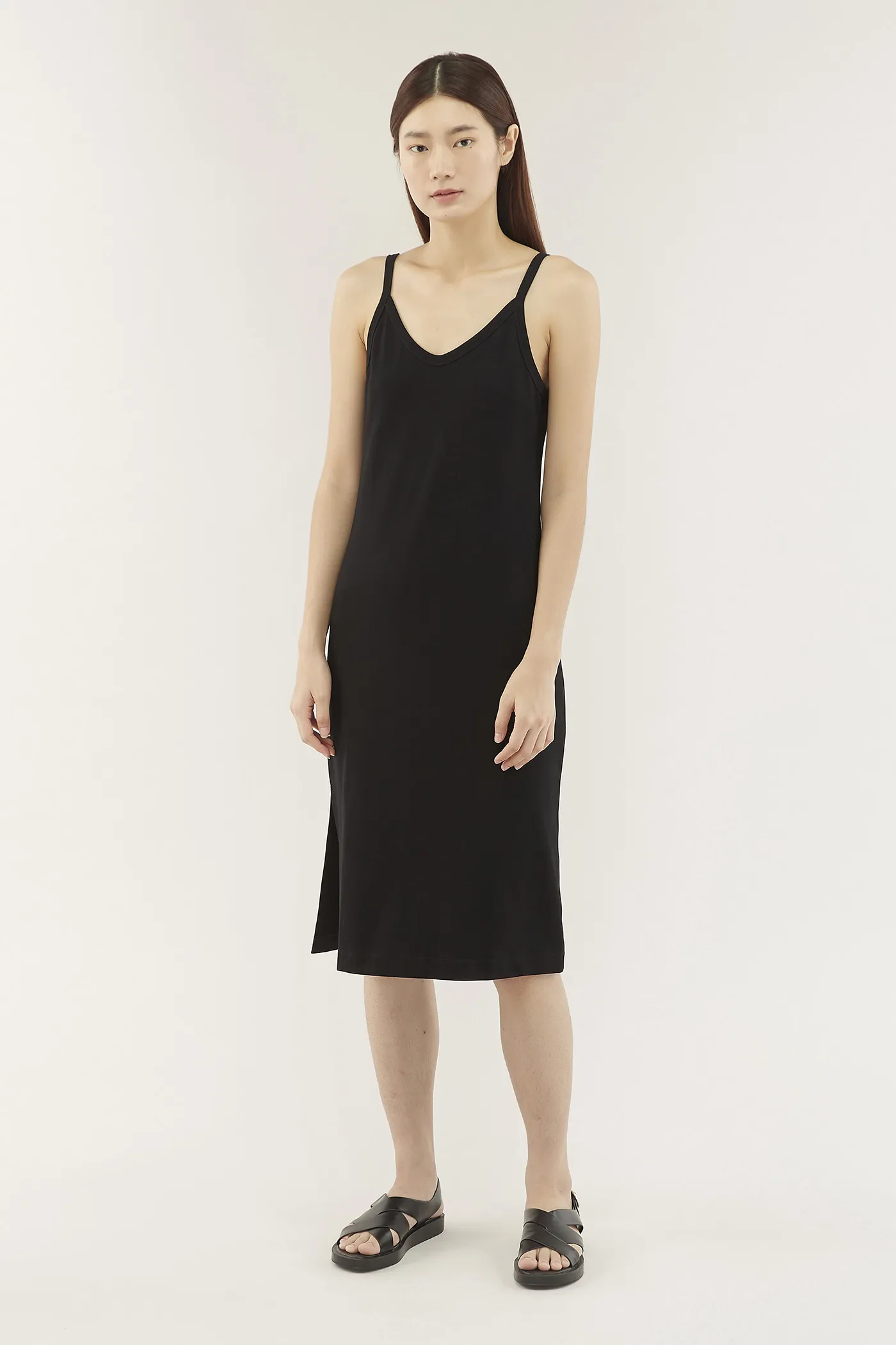 Alecia V-neck Tank Dress 