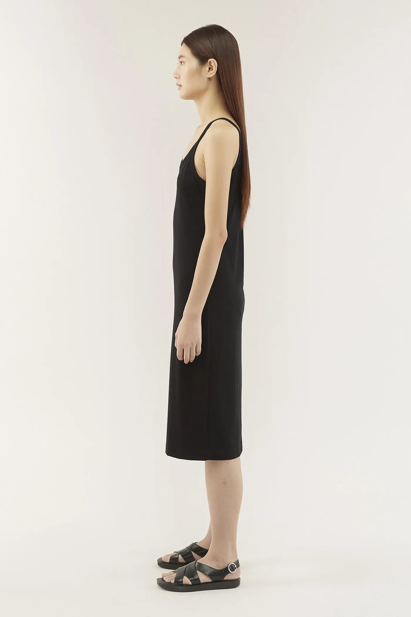 Alecia V-neck Tank Dress 