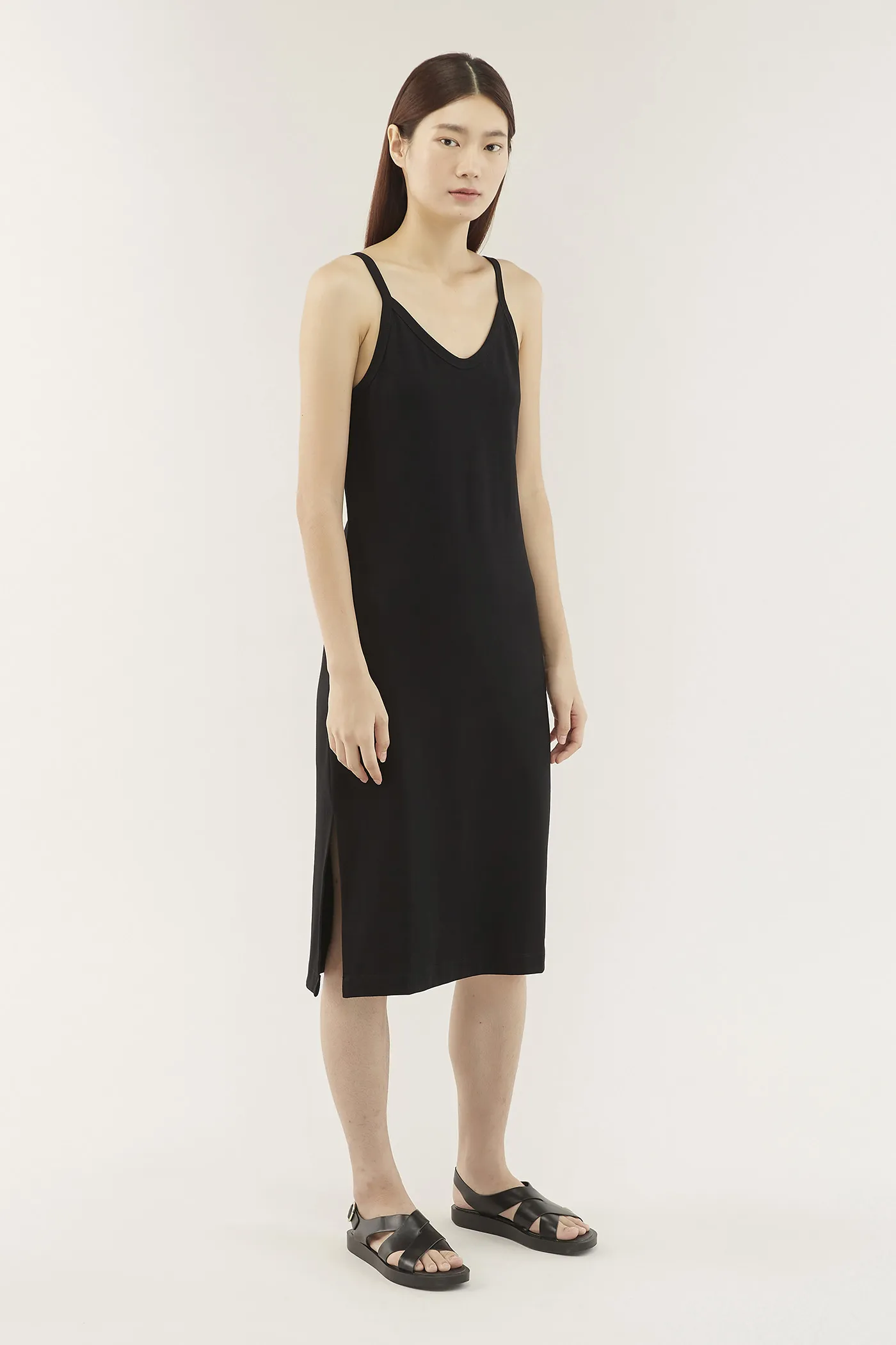 Alecia V-neck Tank Dress 