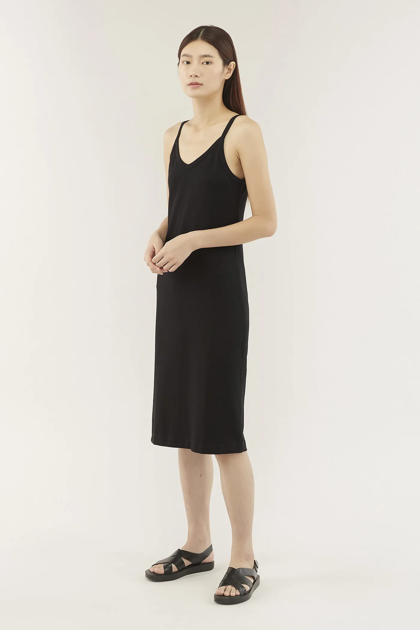 Alecia V-neck Tank Dress 