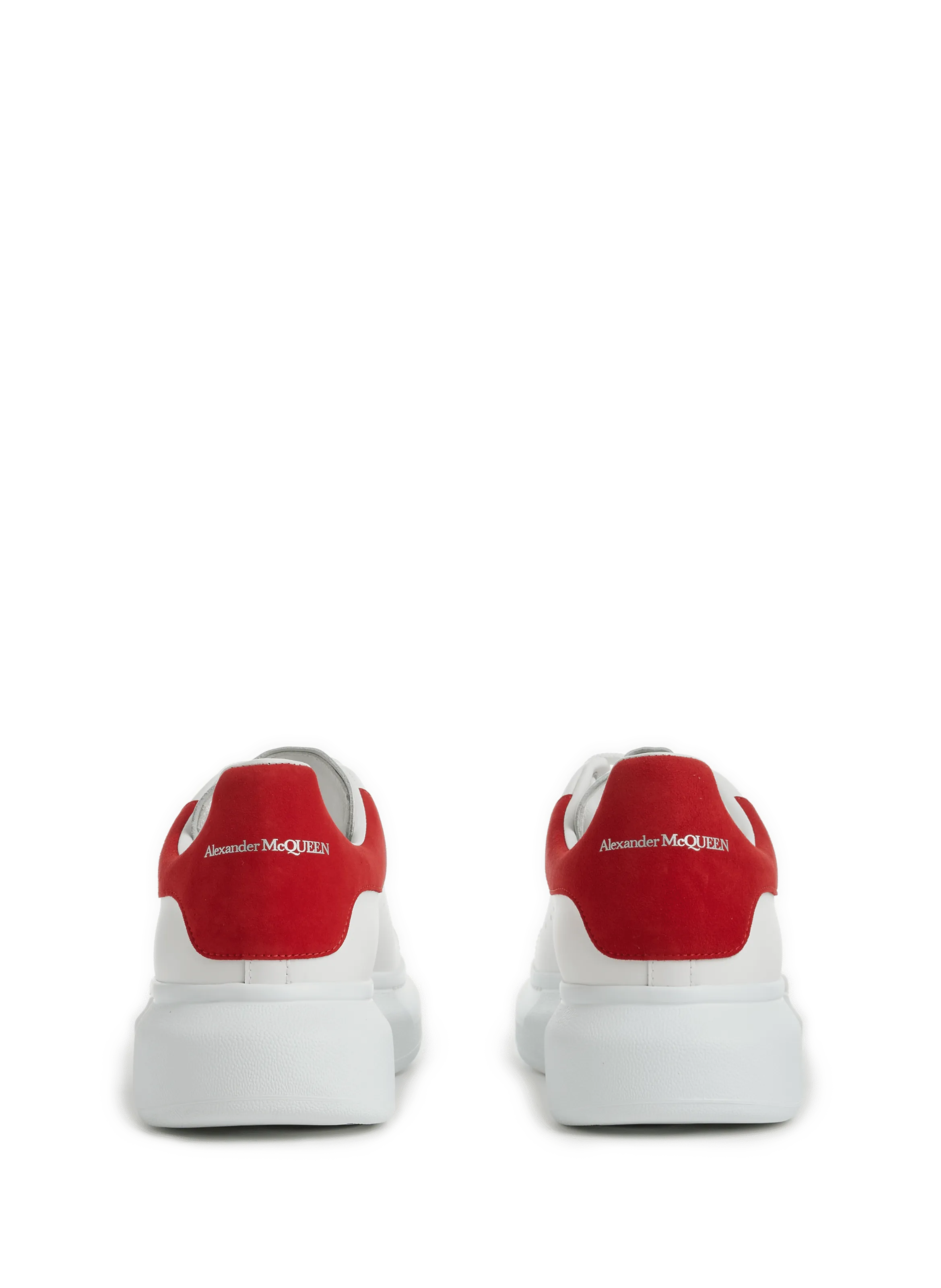 Alexander mcqueen  Oversized leather sneakers - White