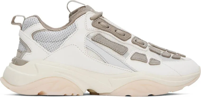 AMIRI Off-White & Gray Bone Runner Sneakers