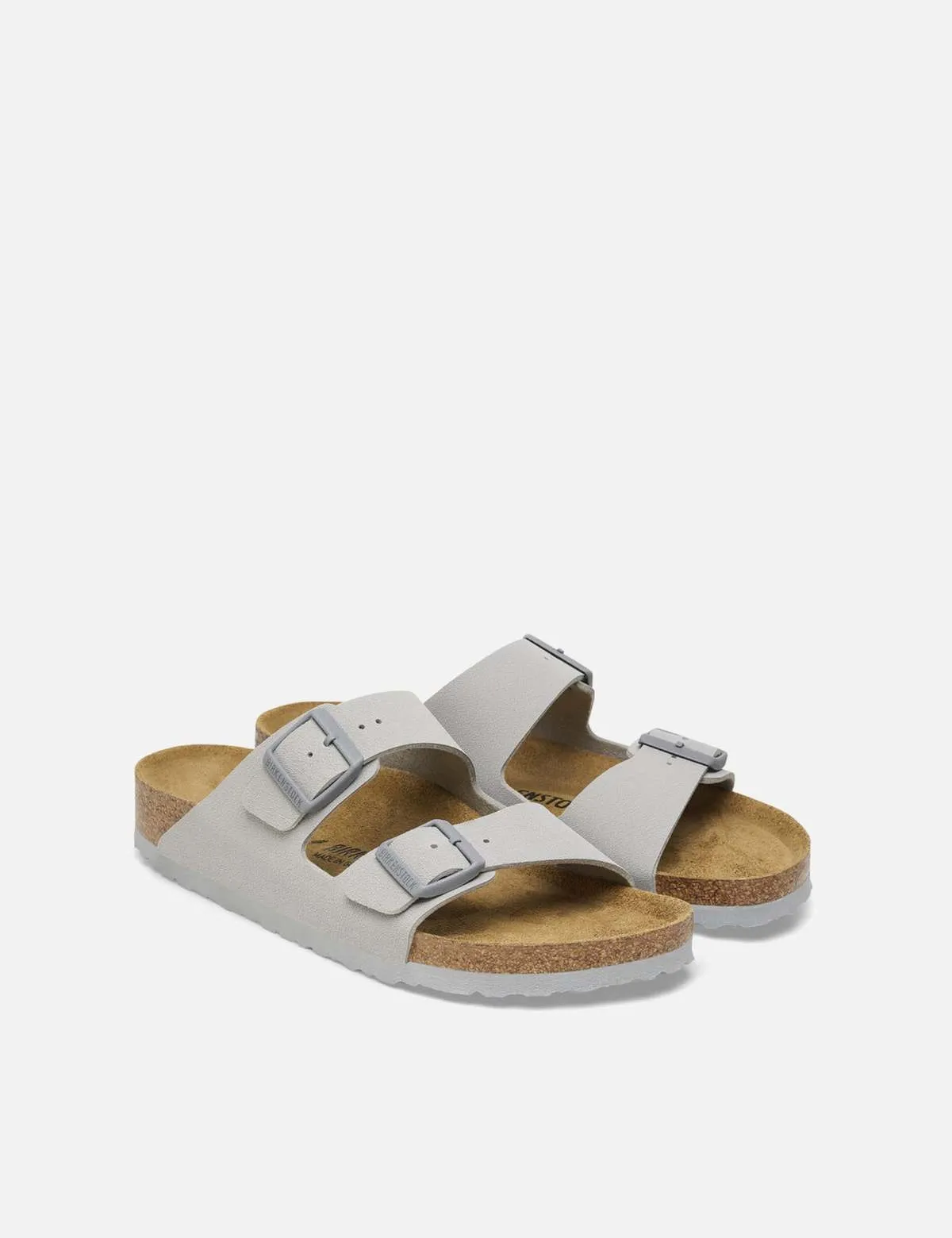 Arizona Birko flor Regular Sandals - Stone Coin Grey