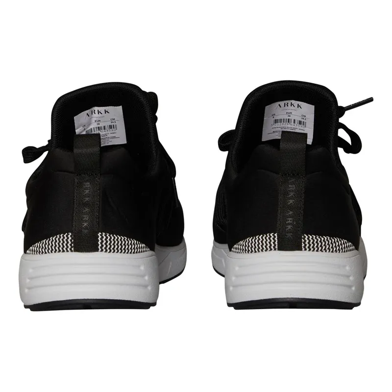 ARKK Copenhagen Womens Raven Mesh Trainers Black/White