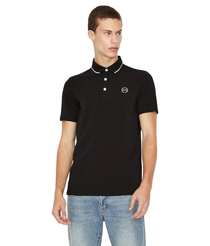 Armani Exchange Crest Embroidered Logo Polo