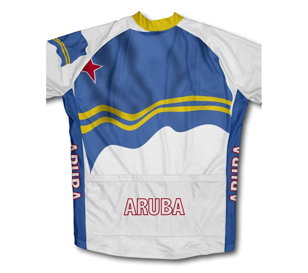 Aruba Flag Winter Thermal Cycling Jersey