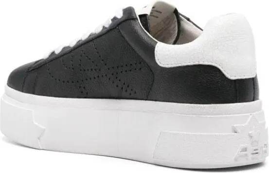 Ash Santana leather sneakers Black