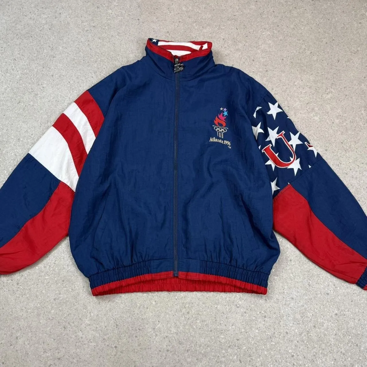 Atlanta 1996 track jacket large Embroidered