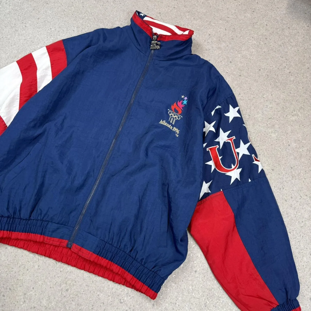 Atlanta 1996 track jacket large Embroidered