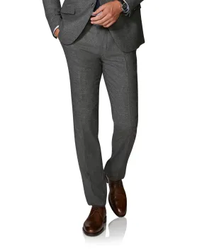 Augusta Slim Fit GreyMerino Wool Trousers