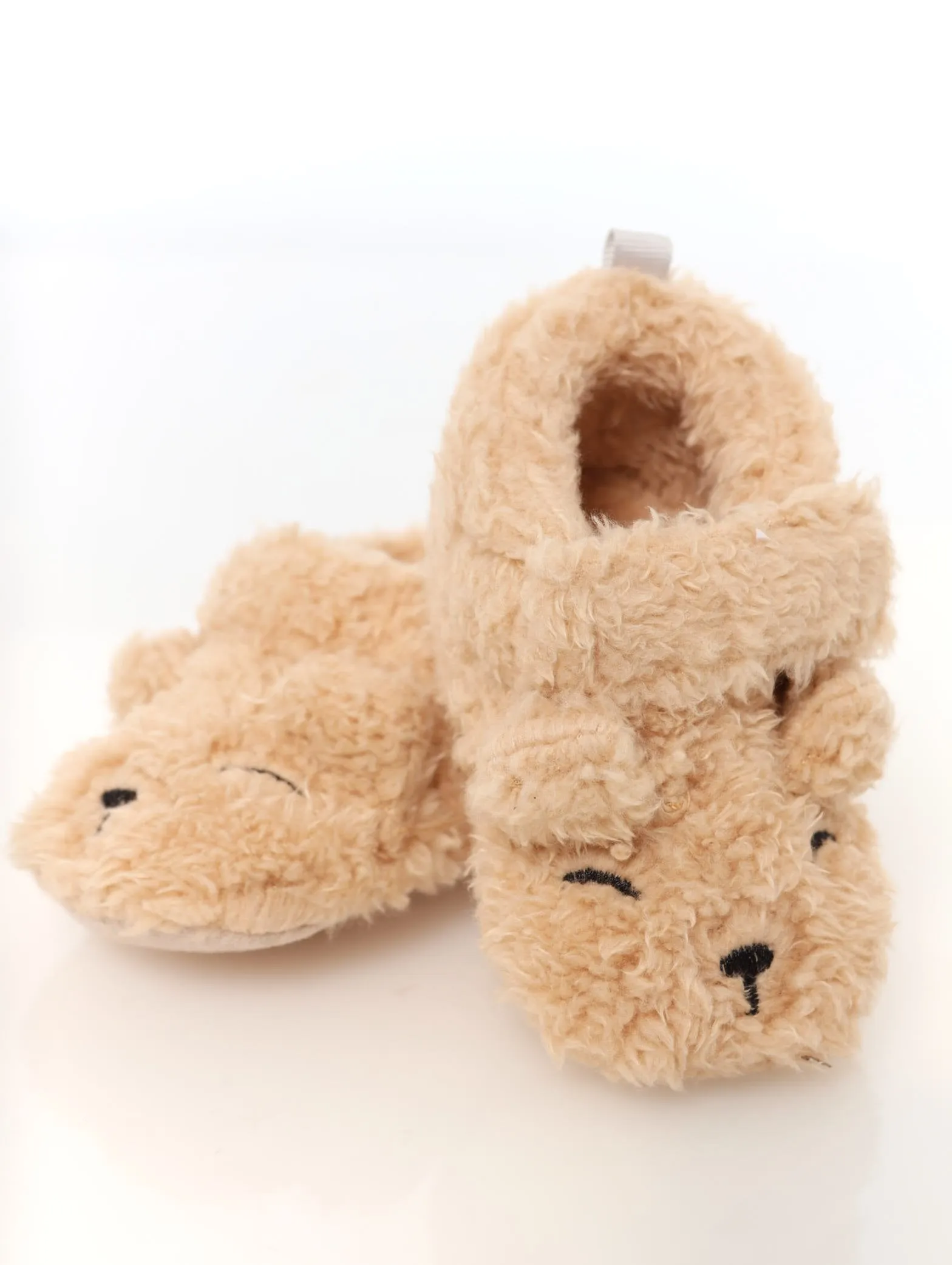 Baby Boys Bear Slipper - Brown