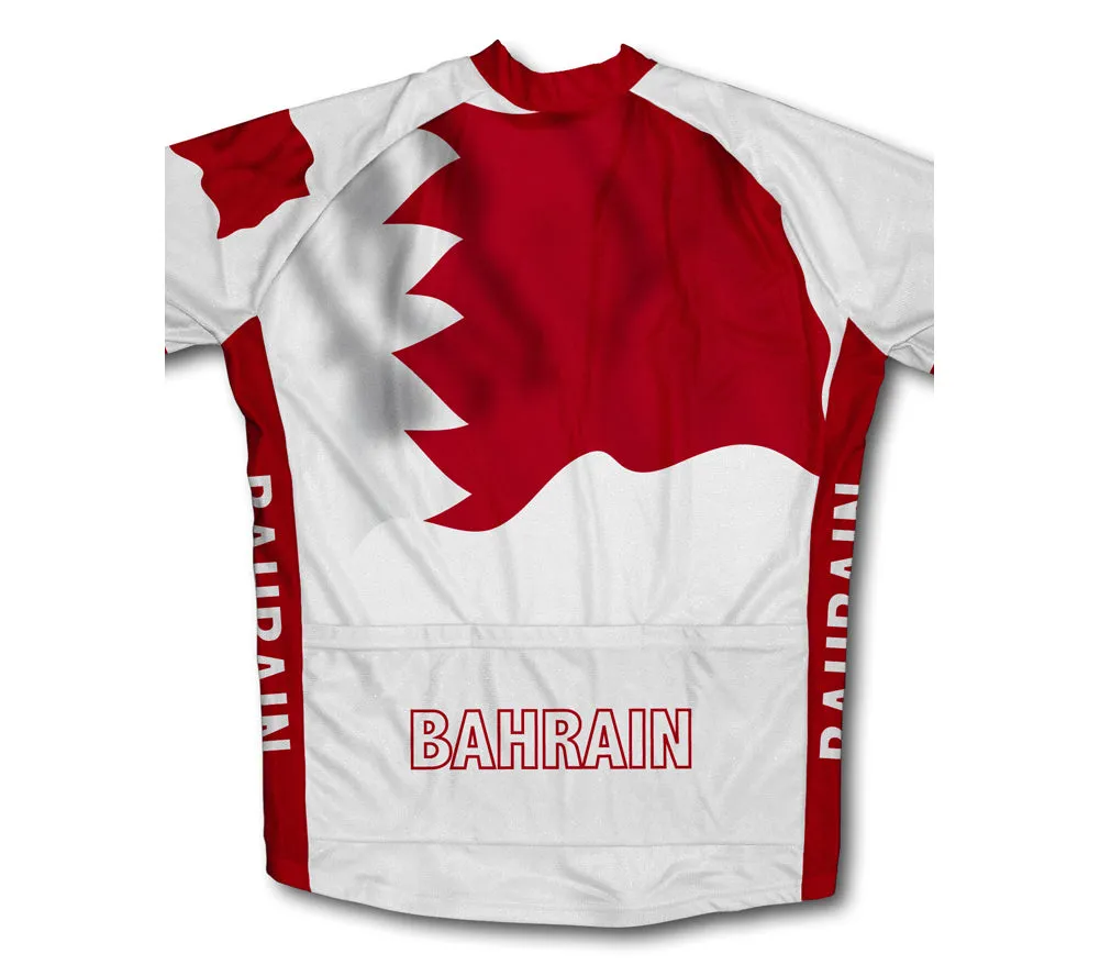 Bahrain Flag Winter Thermal Cycling Jersey