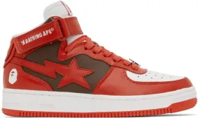 BAPE Red Sta #2 M1 Mid Sneakers