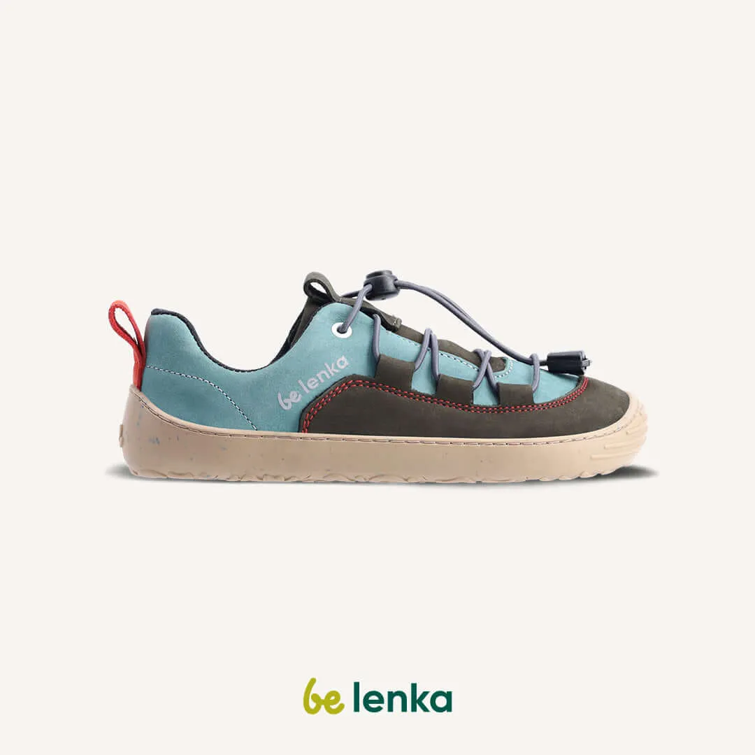 Be Lenka Kids barefoot sneakers - Xplorer - Olive Black & Sage Green