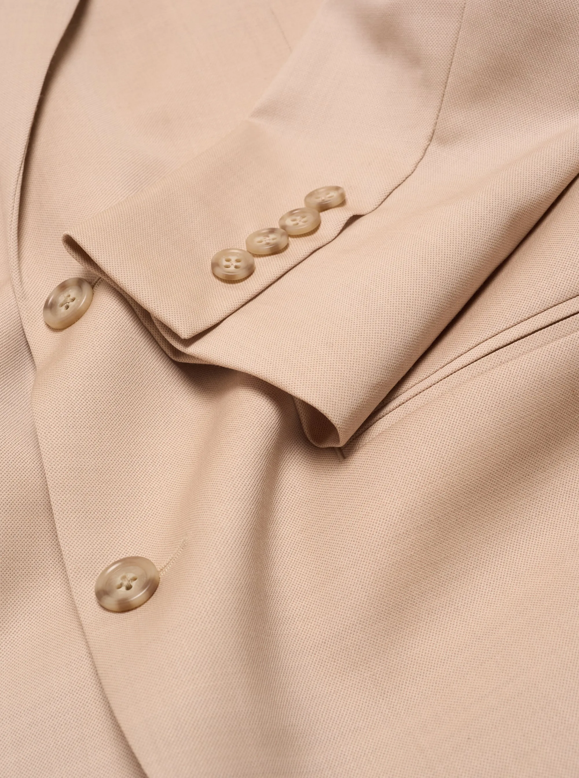 Beige Suit Jacket