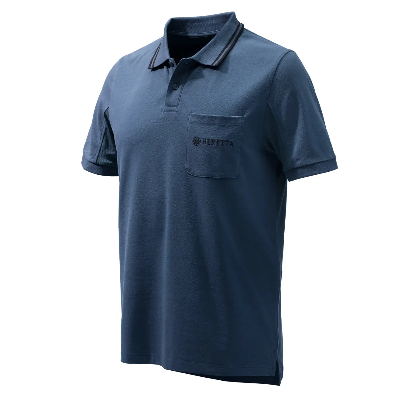 Beretta Airmesh Polo Shirt SS Navy