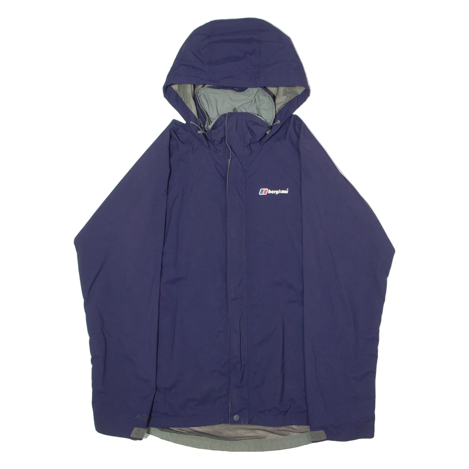 BERGHAUS Womens Jacket Blue Hooded UK 10