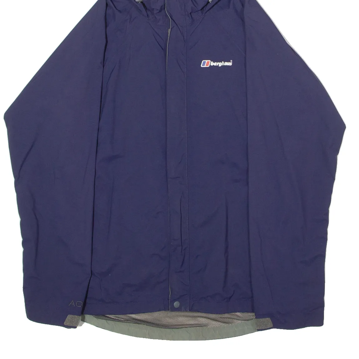 BERGHAUS Womens Jacket Blue Hooded UK 10