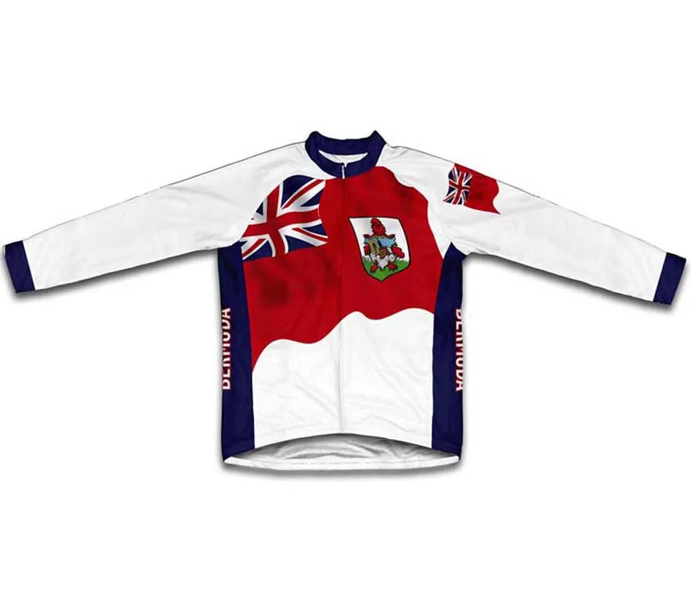 Bermuda Flag Winter Thermal Cycling Jersey