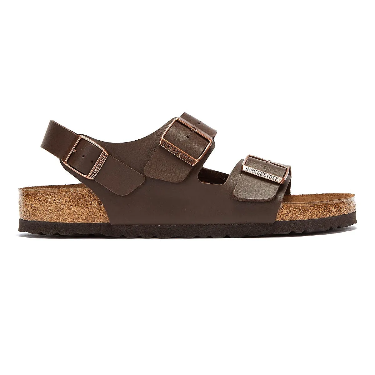 Birkenstock Milano Birko Flor Dark Brown Regular Sandals