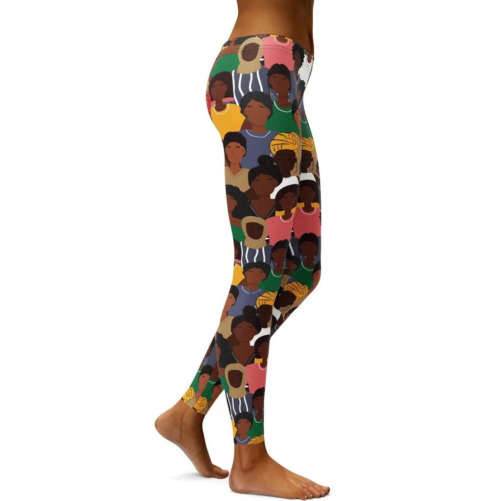 Black History Celebration Leggings