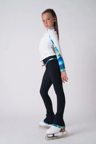 Black Loop Trousers Wild Blue