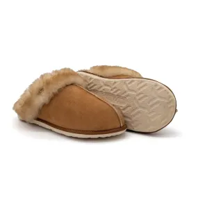 BLKSWN Women's Magnolia Slipper Chestnut Shearling