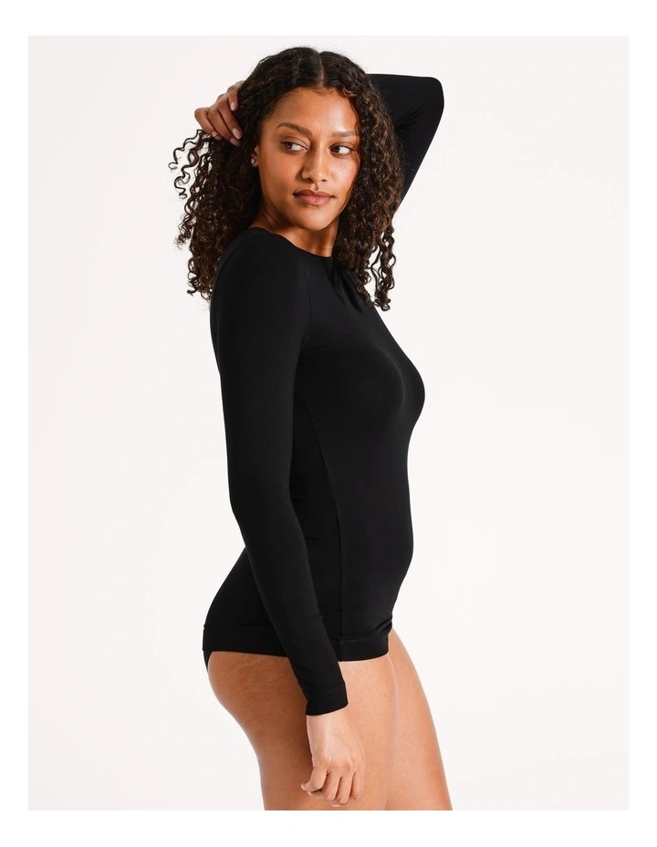 Body Layer Modal Thermal Crewneck Long Sleeve Top