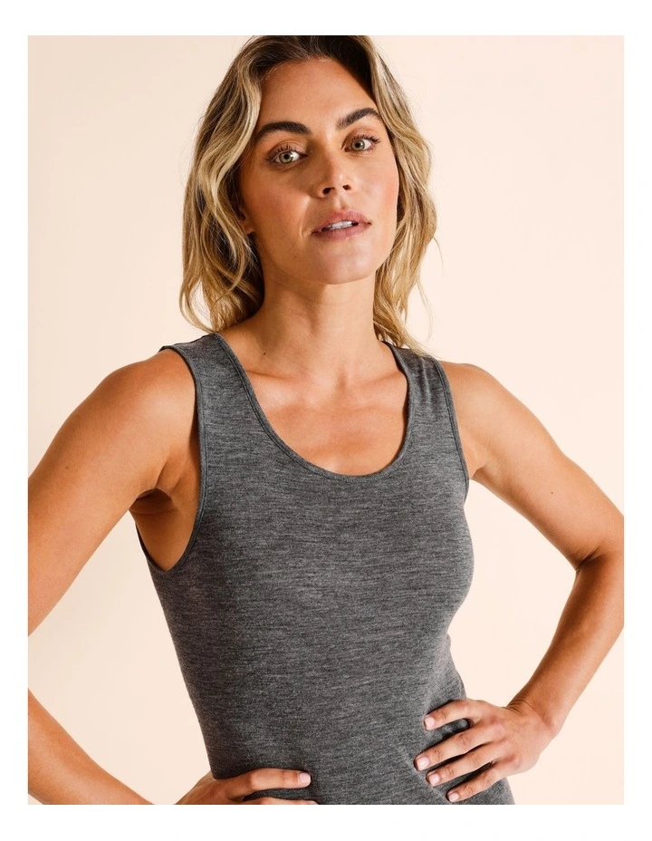 Body Layer Wool Bamboo Thermal Tank Top