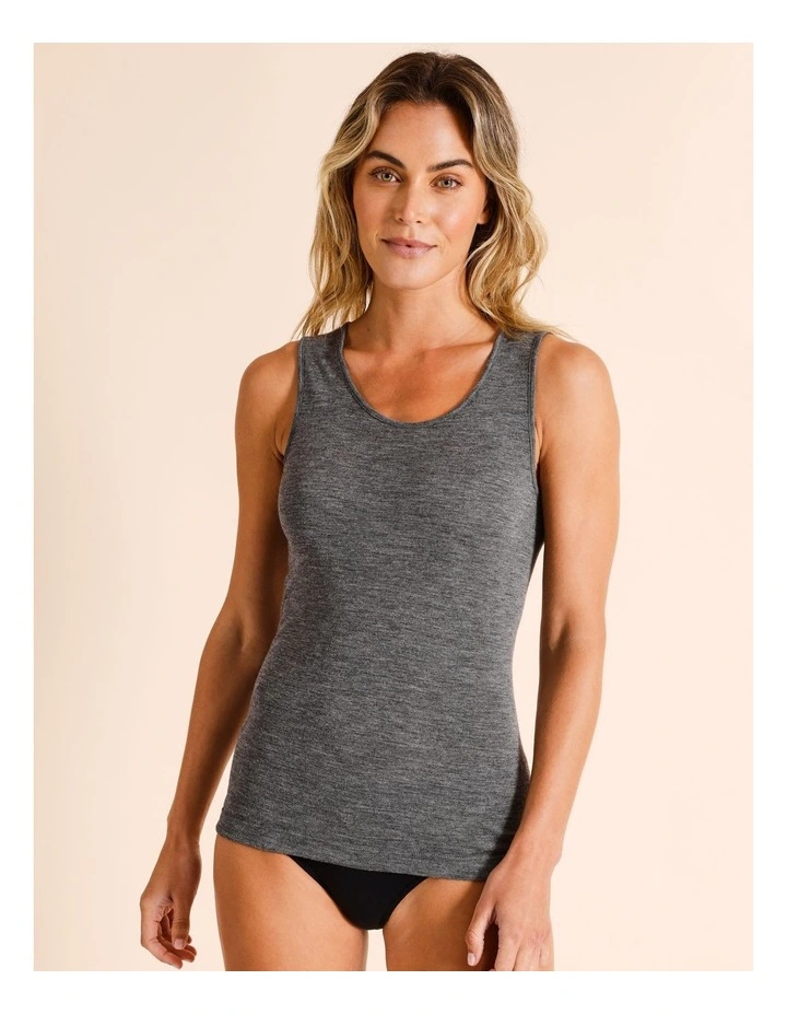 Body Layer Wool Bamboo Thermal Tank Top