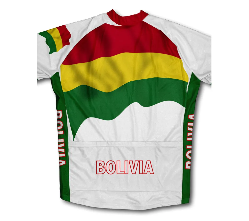 Bolivia Flag Winter Thermal Cycling Jersey