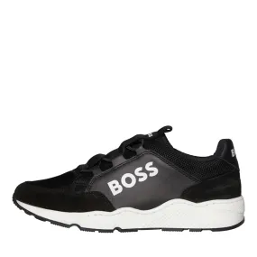 BOSS Junior Boys Casual 2 D2 Trainers Black