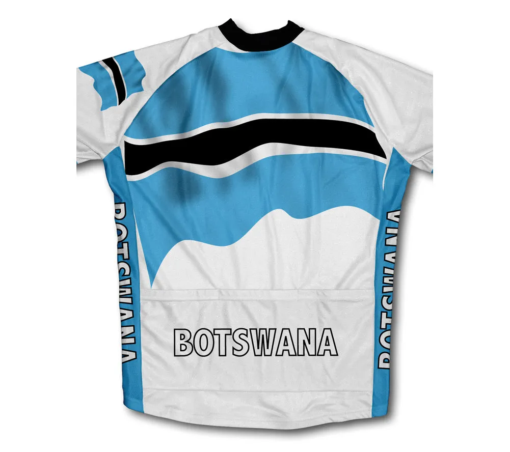 Botswana Flag Winter Thermal Cycling Jersey