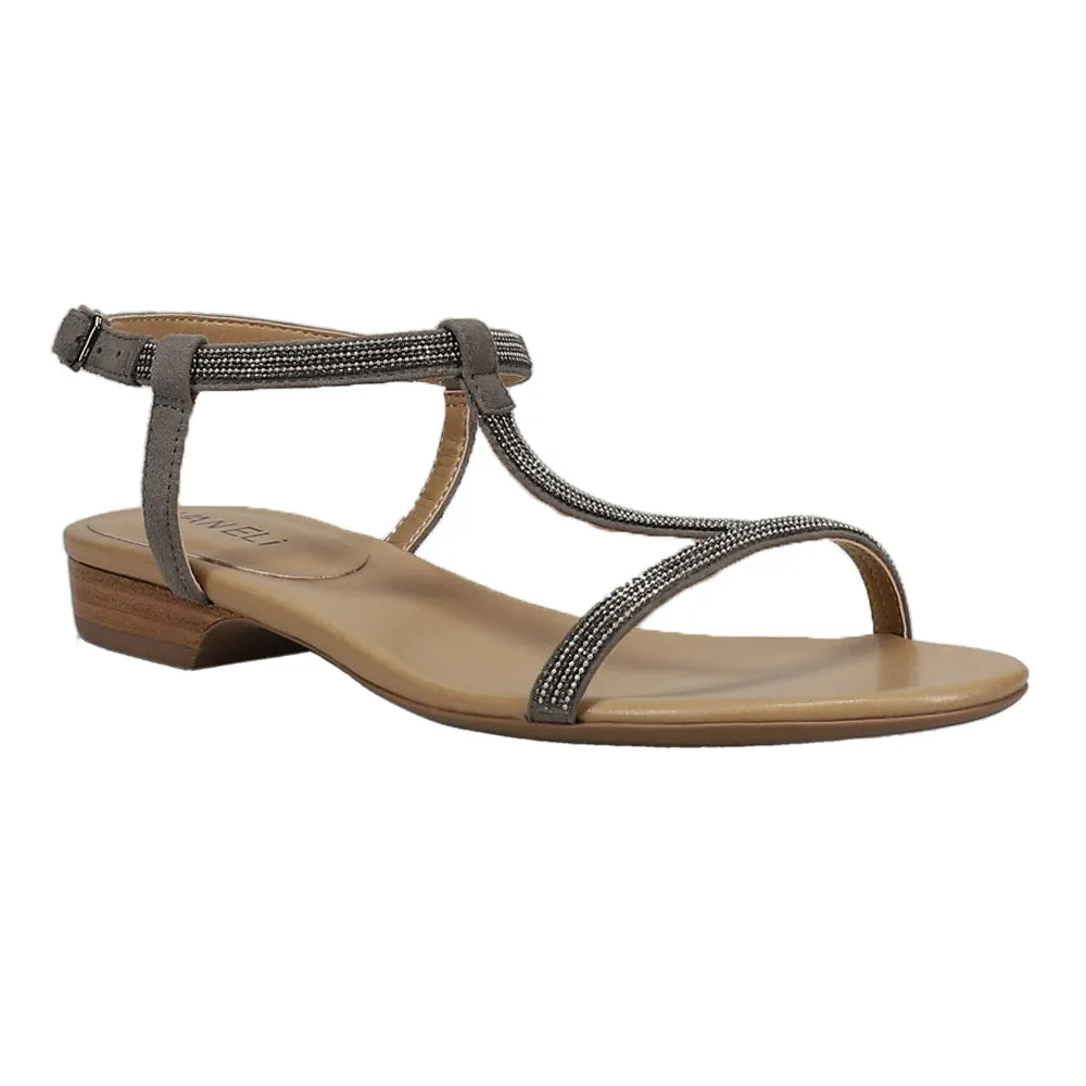 Brea Chain T-Strap Sandals