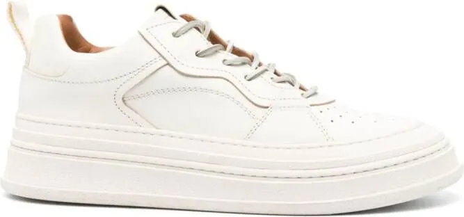 Buttero Circolo leather sneakers White