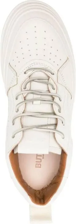 Buttero Circolo leather sneakers White