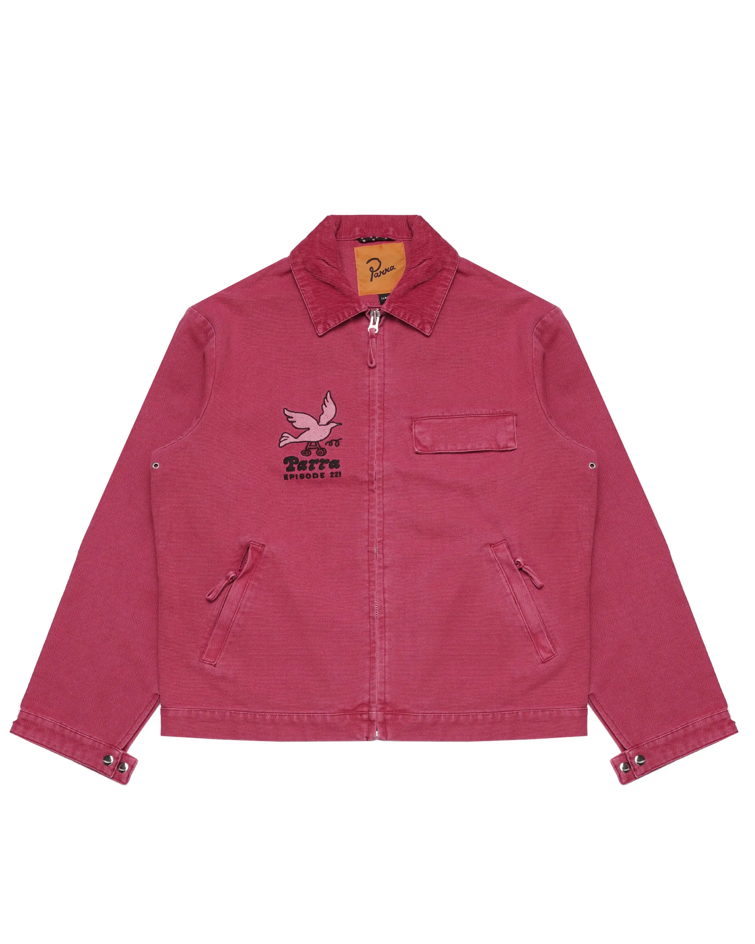 by Parra twilled bird wheel jacket