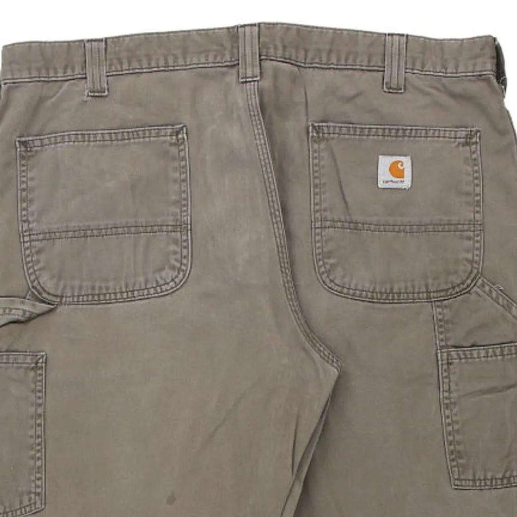 Carhartt Carpenter Trousers - 33W 30L Grey Cotton