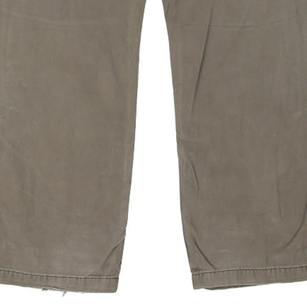 Carhartt Carpenter Trousers - 33W 30L Grey Cotton