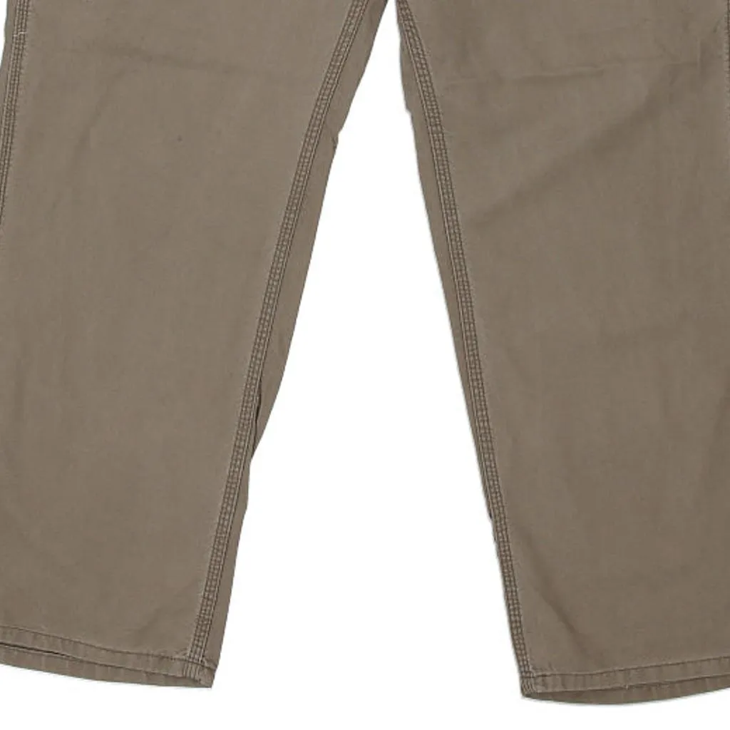 Carhartt Carpenter Trousers - 34W 30L Grey Cotton