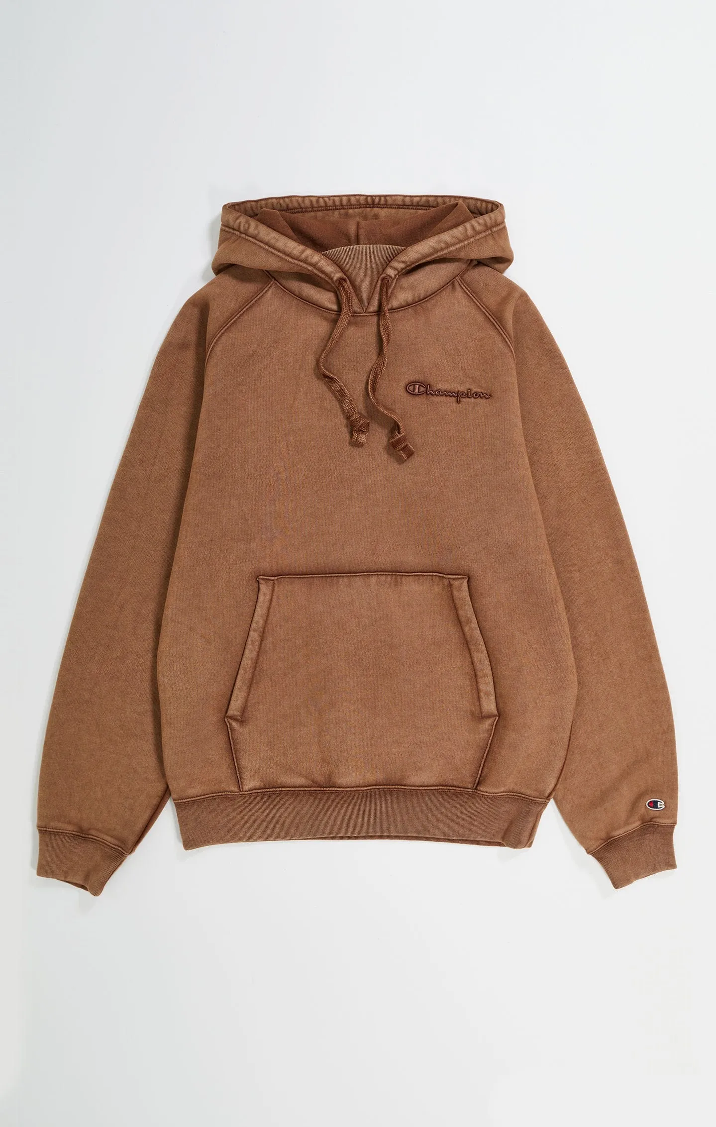 Champion Icons Brown Garment-Dyed Heavy Fleece Hoodie