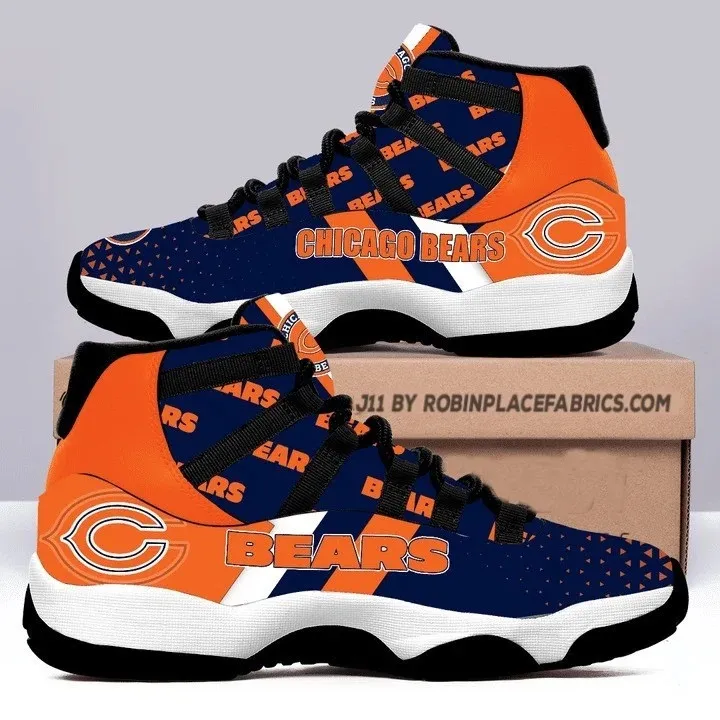 Chicago Bears Air Jordan 11 Sneakers For Men Women